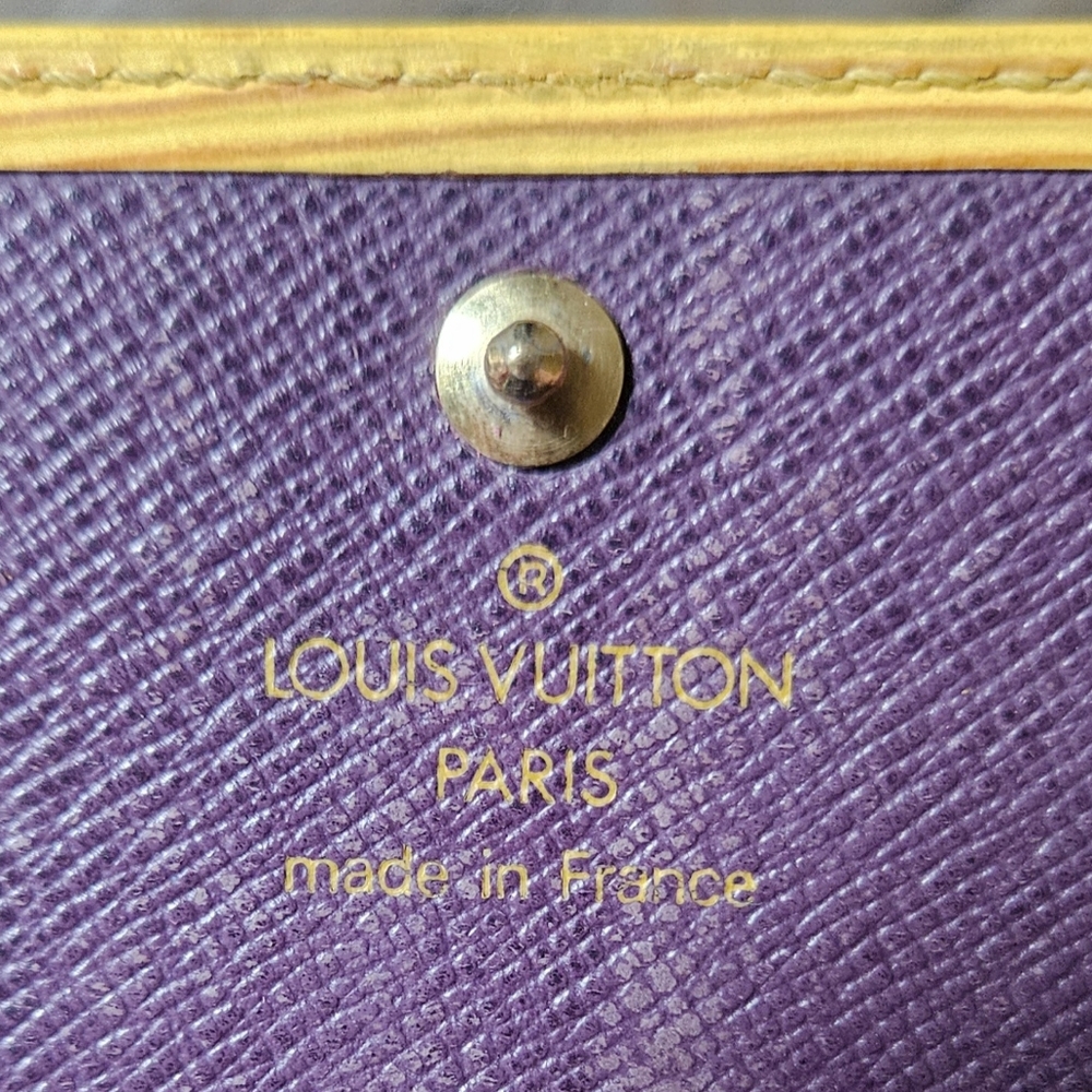 Louis Vuitton Yellow Epi Wallet in EUC - Picture 6 of 10